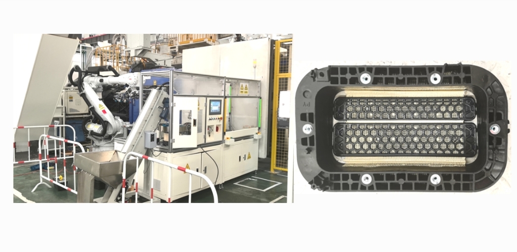 注塑設備1—整體外觀(guān)&網(wǎng)布和螺釘產(chǎn)品